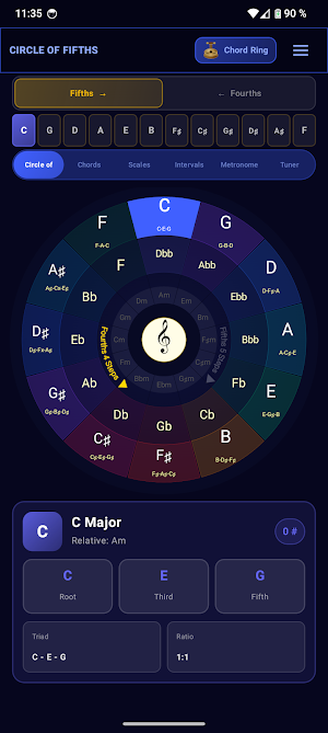 Circle of Fifths Auto Screenshot 0