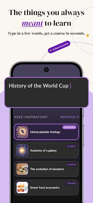Erudity - Daily Micro Courses Screenshot 0