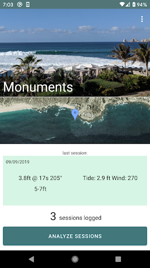 Surf Log Screenshot 2