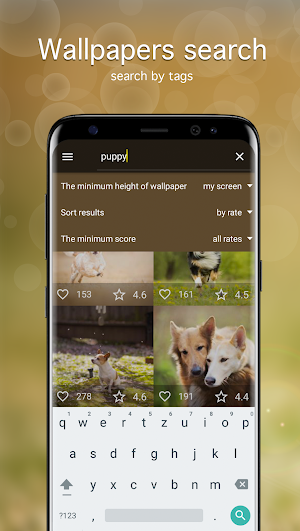 Dog Wallpapaers & Puppy Backgrounds Screenshot 1