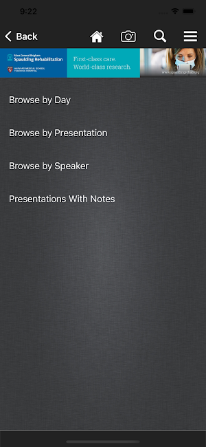 AAPM&R Events Screenshot 3