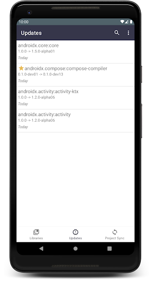 Jetpack Release Tracker Screenshot 1