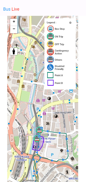 Malaysia Bus Live GPS Tracker Screenshot 3