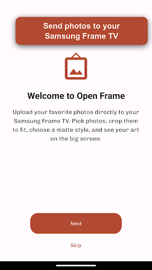 Open Frame: Samsung Frame TV Screenshot 0