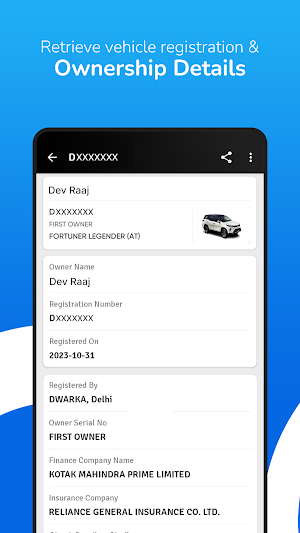 RTO Vehicle Info App, Challan Screenshot 3