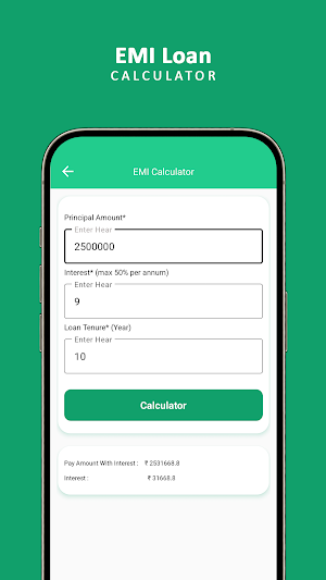 LoanKing - Emi Loan Calculator Screenshot 2