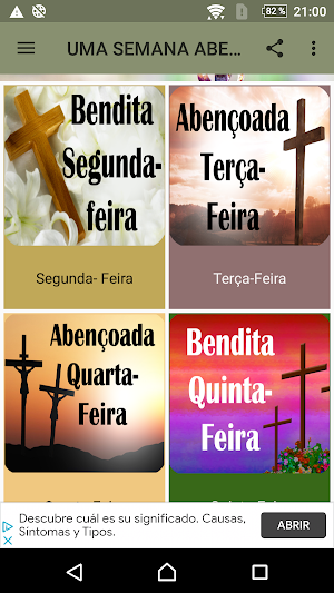 DEUS ABENÇOE CADA DIA DA SUA SEMANA! Screenshot 0