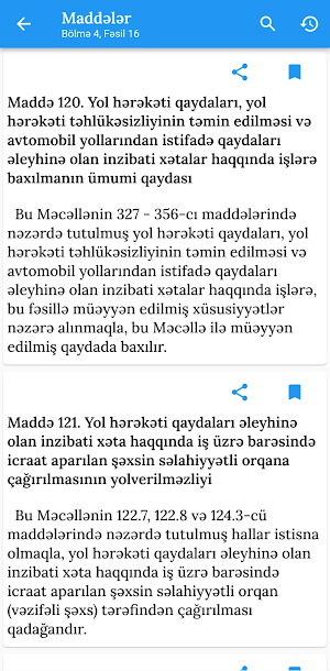 İnzibati Xətalar Məcəlləsi Screenshot 2