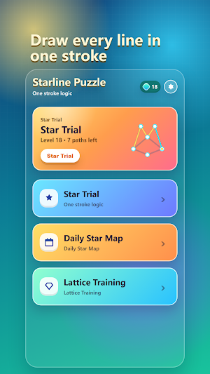Starline Puzzle: One Stroke Screenshot 0