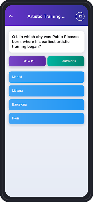 Pablo Picasso Trivia Quiz Screenshot 3