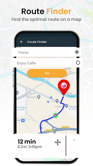 GPS Map Navigation：Street View Screenshot 0