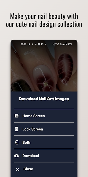 Earthy Hues Nail Polish Design Screenshot 3