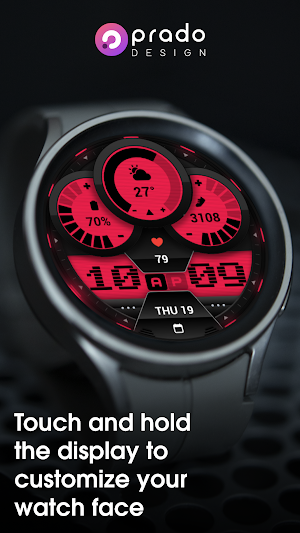 PRADO 84 Digital Watch Face Screenshot 3