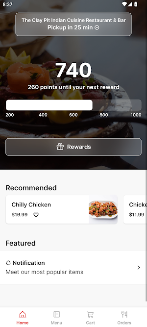 The Clay Pit Indian Cuisine Screenshot 0
