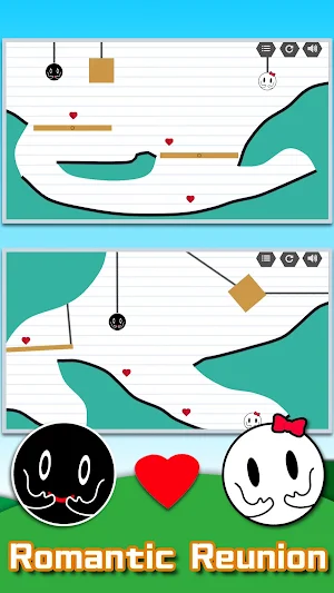 Love Color Balls-Drawing Line Brain Puzzle Game Screenshot 1