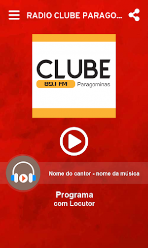 RÁDIO CLUBE PARAGOMINAS Screenshot 1