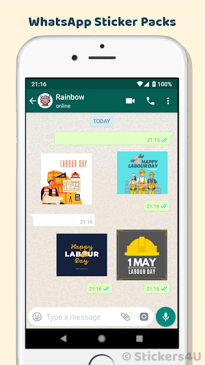 Labor Day Wishes Sticker 2023 Screenshot 1