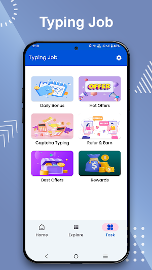 Typing Job : Earn Cash, Reward Screenshot 3