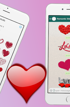 Romantic stickers WAStickerApp Screenshot 3