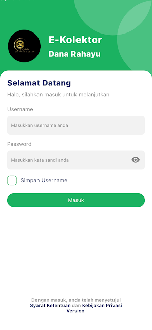 E-Kolektor Dana Rahayu Screenshot 0