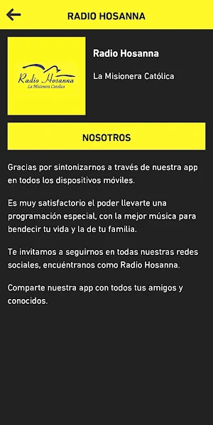 Radio Hosanna Screenshot 1