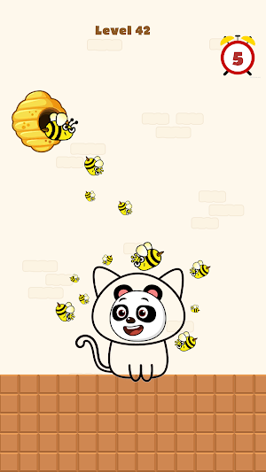Save the Panda : Puzzle Draw Screenshot 3