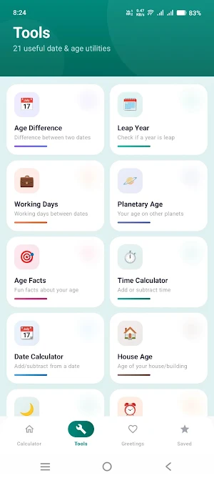 Age Calculator - Date of Birth Screenshot 1