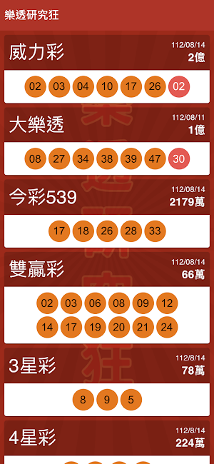 樂透研究 Screenshot 1
