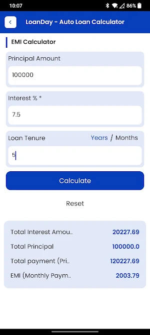 LoanDay - Auto Loan Calculator Screenshot 3