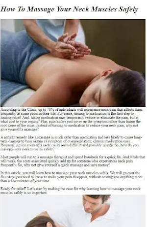 How to Do a Neck Massage Screenshot 3