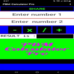 PBM Calculator Pro Screenshot 1