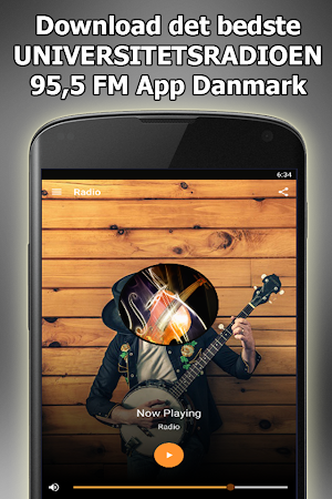 UNIVERSITETSRADIOEN 95,5 FM Online Gratis Danmark Screenshot 1