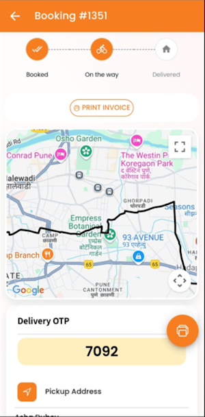 SendMi : Fast & track delivery Screenshot 3