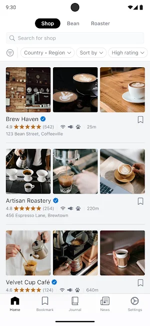 FindCoffee Screenshot 0