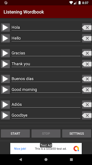 Listening Wordbook Screenshot 0