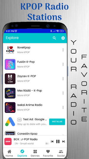 KPOP Radio Stations Screenshot 0