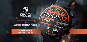 Digital Watch Face - OMG 376 Screenshot 0