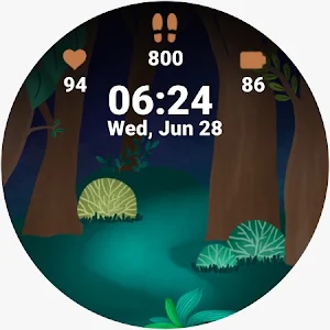 Enchanted Forest Watch Face Screenshot 2