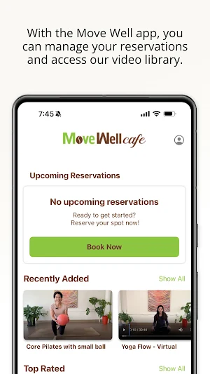 Move Well Cafe & Studio Screenshot 1