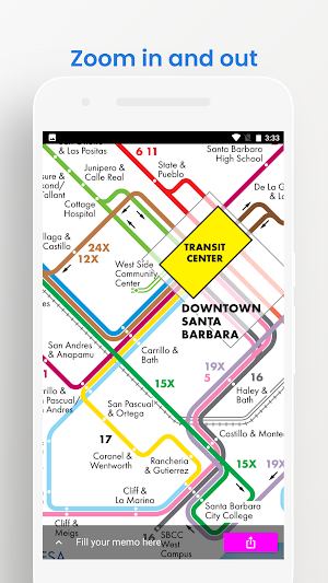 Santa Barbara Bus Map Offline Screenshot 2