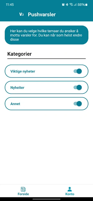 Vestnesavisa Screenshot 3