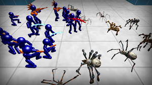 Stickman Spiders Battle Simulator Screenshot 1