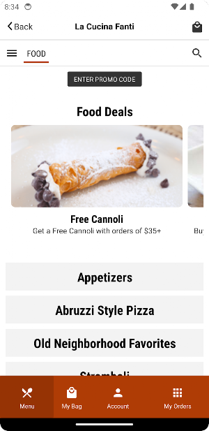La Cucina Fanti Screenshot 1