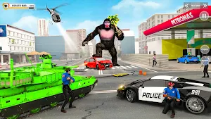 Gorilla Hero Crime City Battle Screenshot 1