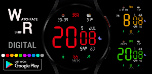 Digital Watch Face Wear OS Screenshot 0