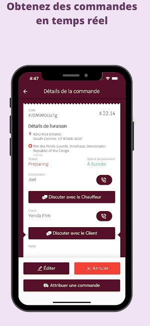 CongoX Vendeur Screenshot 2