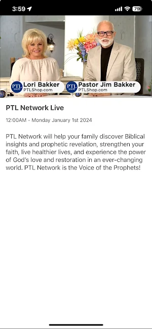 PTL Television Network Screenshot 2