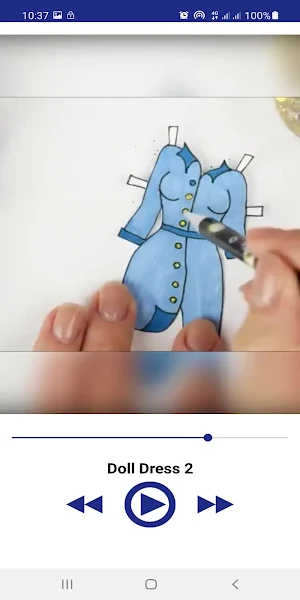 DIY Paper Doll Dress Up Making Screenshot 3