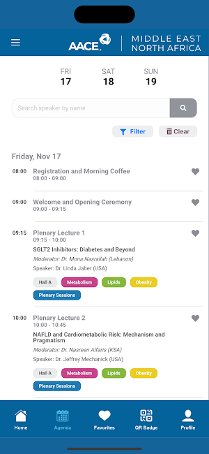 AACE MENA Events Screenshot 1