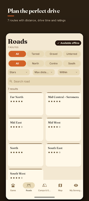 Serengeti Safari: Map & Guide Screenshot 3
